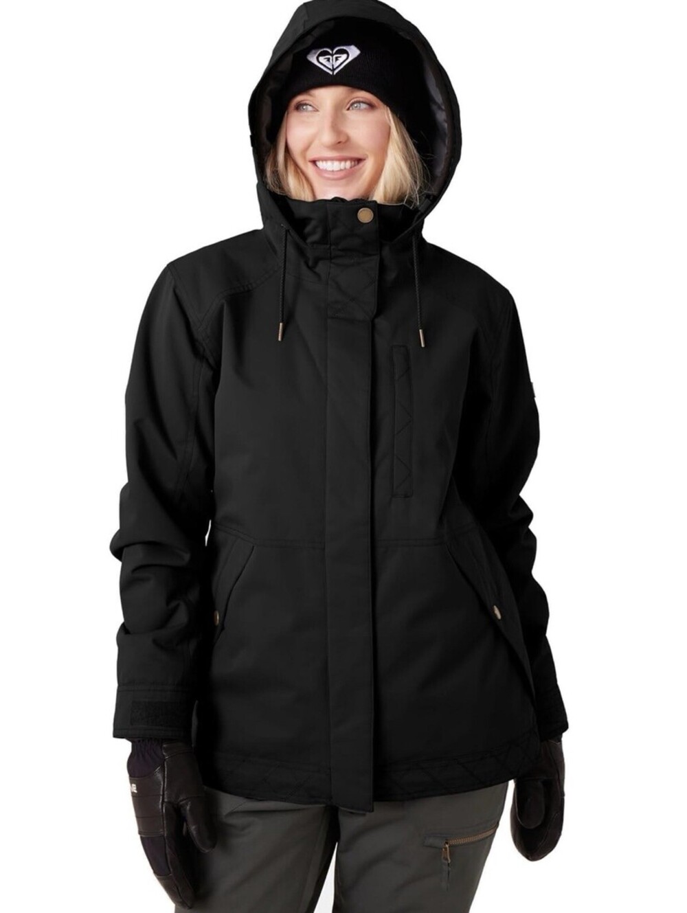 Roxy Billie Jacket 10K Waterproof Winter Jacket Women’s Size S Black NWT $199